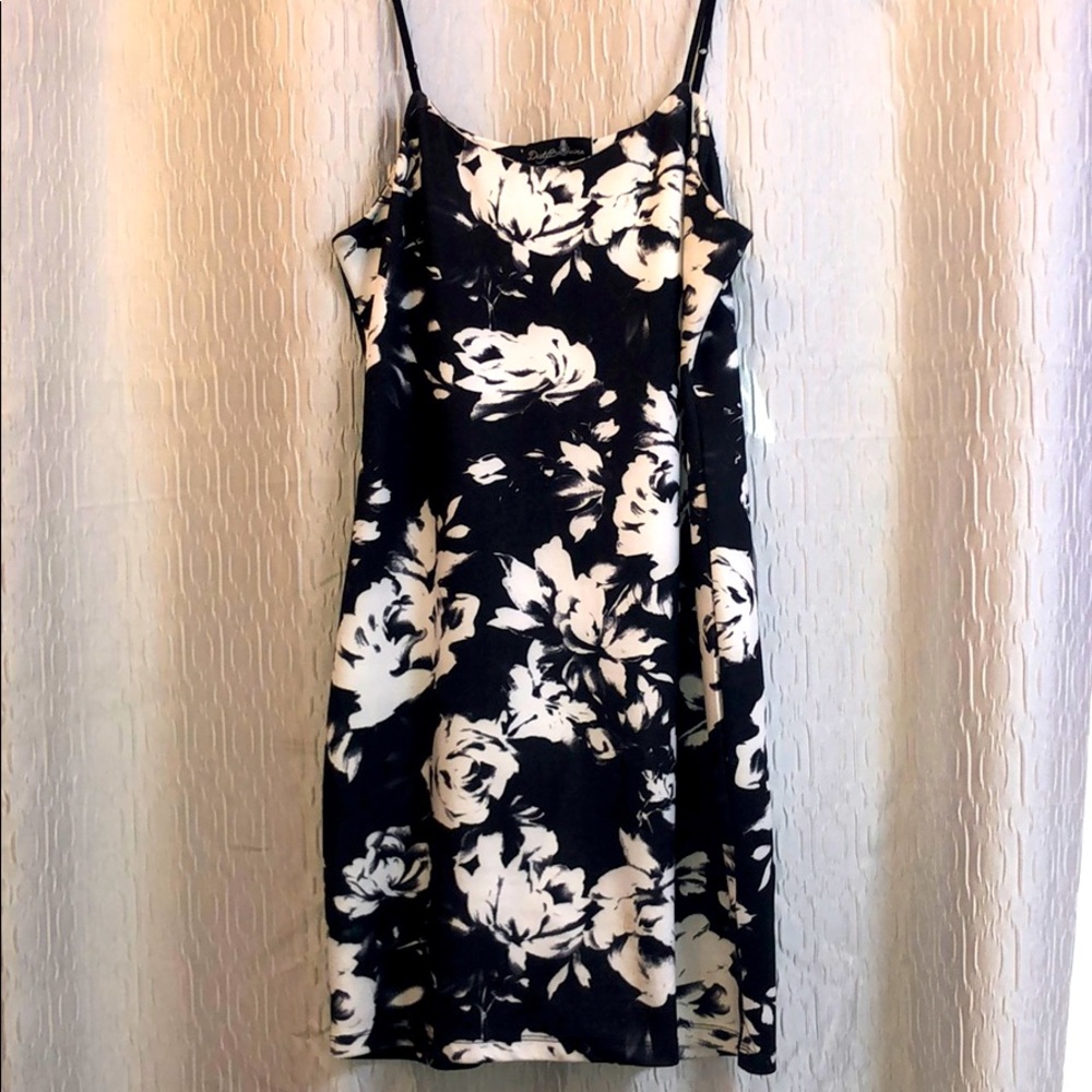 Dirty Ballerina black and white Body con dress L